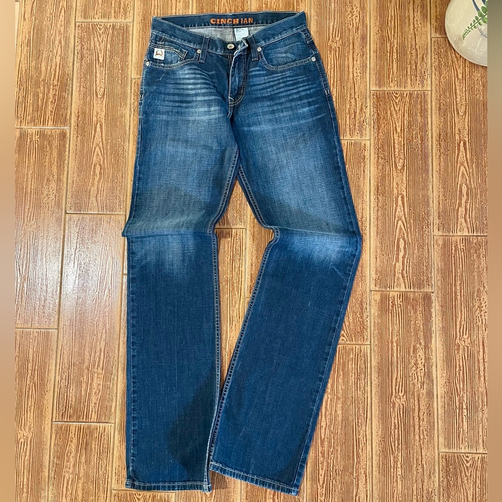 Cinch Ian Men's Classic Indigo Slim Bootcut Jeans, 30x38